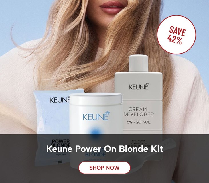 July August 25 Keune Power On Blonde