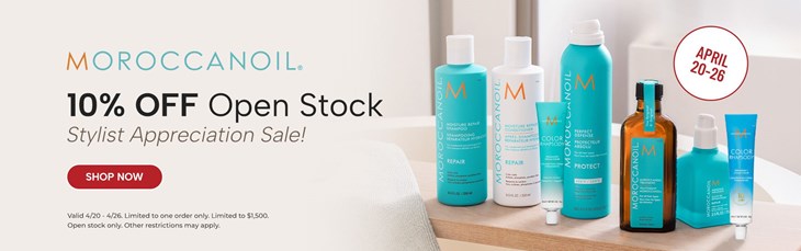 EISS Moroccanoil 10% Off Sale (4/20-4/26)