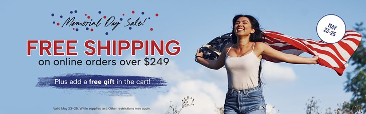 Memorial Day Sale (5/23-5/25)