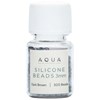 AQUA 3mm SILICONE BEADS - DARK BROWN 300 pc.