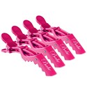 Babe Hair Clips - Pink 6 pc.