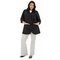 Betty Dain Size Above Styling Cape- Snap Closure - Black