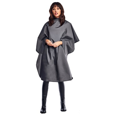 Betty Dain Hands Free All Purpose Snap-Closure Cape - Slate 45 inch x 58 inch