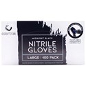 Colortrak Midnight Black Nitrile Gloves Large