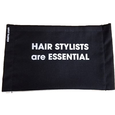 EISS ODP Hair Stylists are Essential Reusable Mask - Black