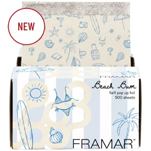 Framar Embossed Pop Up Foil Medium Beach Bum 5 inch x 11 inch 500 ct.