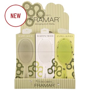 Framar Extra Dirty Detangle Brush Display 10 pc.