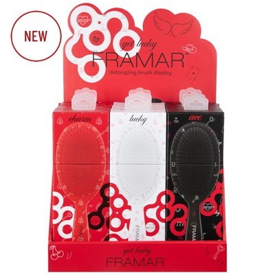 Framar Get Lucky Detangle Brush Display 9 pc.