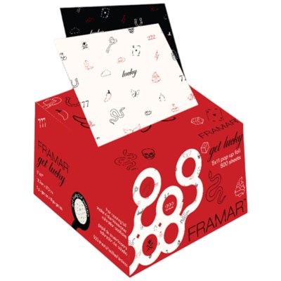 Framar Get Lucky Pop Up Foil 5 inch X 11 inch 500 ct.