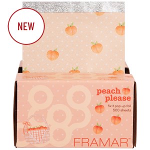 Framar Peach Please Pop Up Foil 5 inch x 11 inch 500 ct.