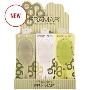 Framar Extra Dirty Detangle Brush Display 10 pc.