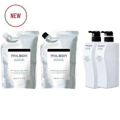 Milbon MOISTURE Backbar Set 4 pc.