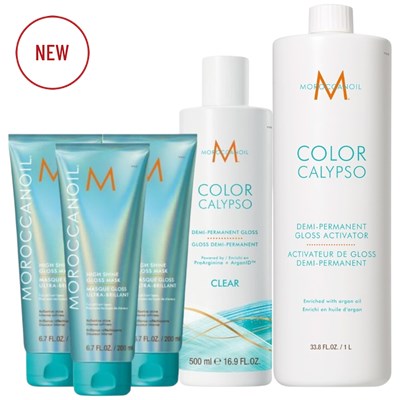 MOROCCANOIL HIGH SHINE GLOSS MASK SALON INTRO 9 pc.