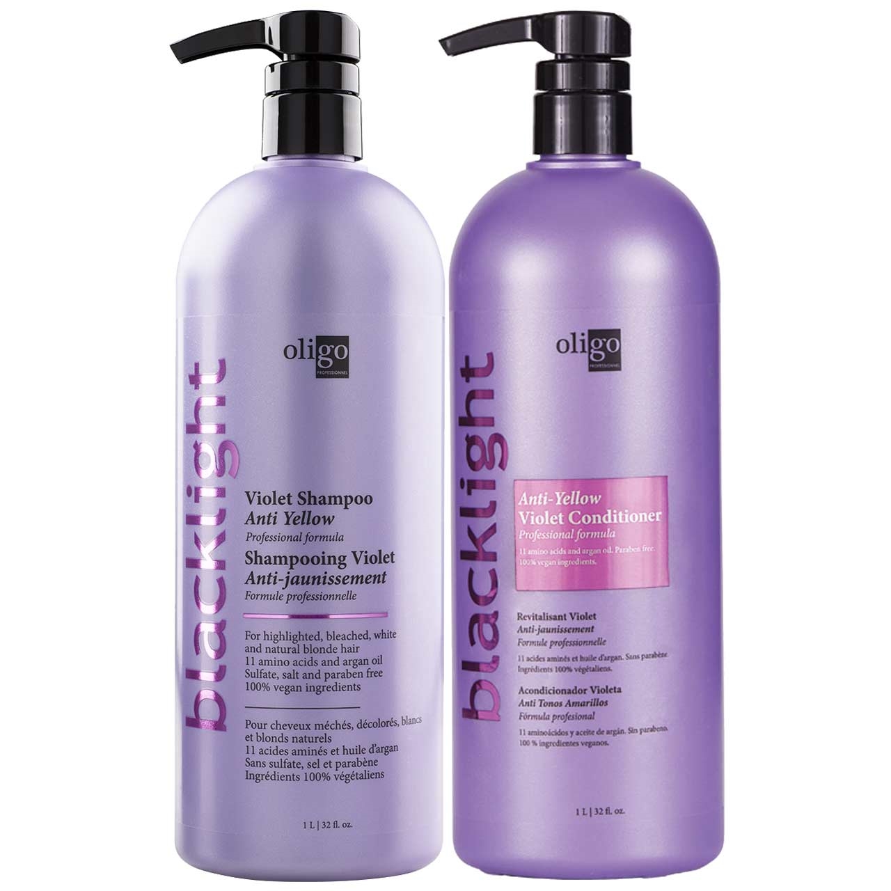 Oligo Blacklight Violet Shampoo & Conditioner Professional Duo 2 pc.