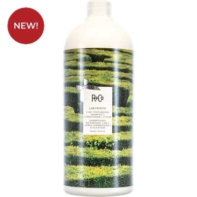 R+Co LABYRINTH 3-IN-1 TEXTURIZING SHAMPOO + CONDITIONER + STYLER Liter