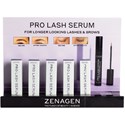 Zenagen Pro Lash Serum Lash & Brow Enhancer Cardboard POP 7 pc.